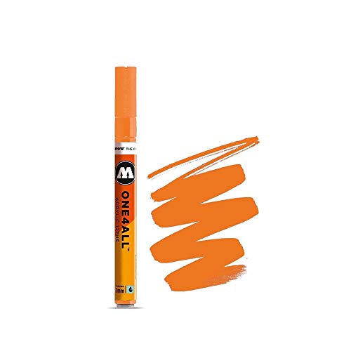 Molotow 127-HS Marker ONE4ALL, 2mm Spitze, 5,0ml, DARE orange von Molotow