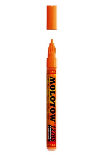 Molotow 127-HS Marker ONE4ALL, 2mm Spitze, 5,0ml, DARE orange von Molotow