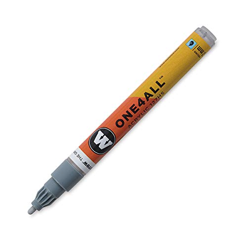 Molotow 127-HS Marker ONE4ALL, 2mm Spitze, 5,0ml, cool grey pastell von Molotow