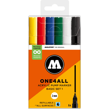Molotow Acrylmarker One4All 127HS Basic Set 1 von Molotow