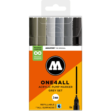 Molotow Acrylmarker One4All 127HS Grey Set Molotow Acrylmarker One4All 127HS Grey Set von Molotow