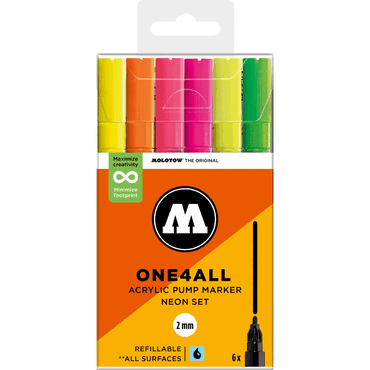 Molotow Acrylmarker One4All 127HS Neon Set Molotow Acrylmarker One4All 127HS Neon Set von Molotow