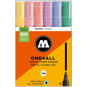 Molotow Acrylmarker One4All 227HS Pastel Classic Set von Molotow