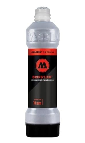Molotow Dripstick Permanent Paint 860DS – Alkoholbasierter glänzender Marker (Chrom) von Molotow