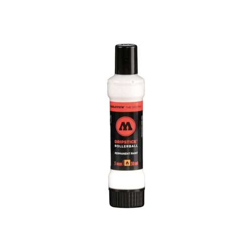 Molotow Dripstick Permanentfarbe 860DS - Alkoholbasierter glänzender Marker, Signalweiß von Molotow