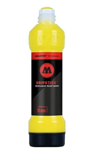 Molotow Dripstick Permanentfarbe 860DS - Alkoholbasierter glänzender Marker, Zinkgelb von Molotow