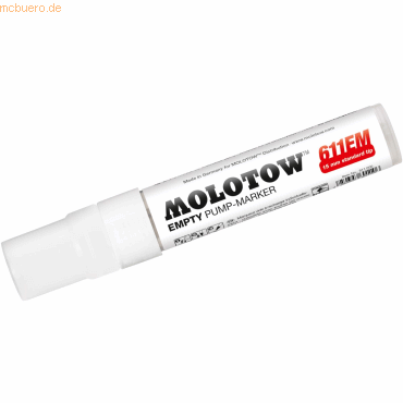 Molotow Leermarker Pump Marker 611EM 15mm von Molotow