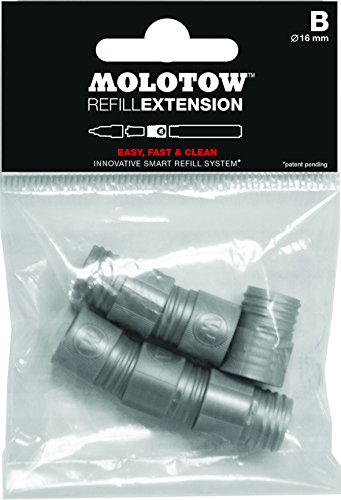 Molotow Nachfüll-Extensions B 100 Marker Serie B 100 6 Stück grau Molotow Nachfüll-Extensions B 100 Marker Serie B 100 6 Stück grau von Molotow