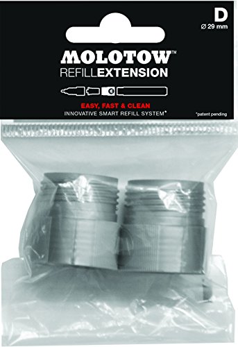 Molotow Nachfüll-Extensions B 100 Marker Serie D 400, 600 und 700 2er-Packung grau von Molotow