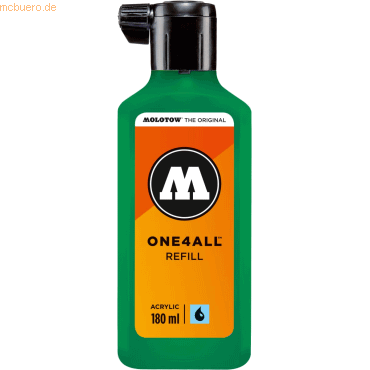 Molotow Nachfülltinte One4All für Permanentmarker 180ml türkis Molotow Nachfülltinte One4All für Permanentmarker 180ml türkis von Molotow