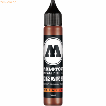 Molotow Nachfülltinte One4All für Permanentmarker 30ml haselnussbraun von Molotow