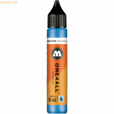Molotow Nachfülltinte One4All für Permanentmarker 30ml metallic blau von Molotow