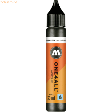 Molotow Nachfülltinte One4All für Permanentmarker 30ml metallic schwar Molotow Nachfülltinte One4All für Permanentmarker 30ml metallic schwar von Molotow