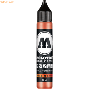 Molotow Nachfülltinte One4All für Permanentmarker 30ml pfirsich pastel von Molotow