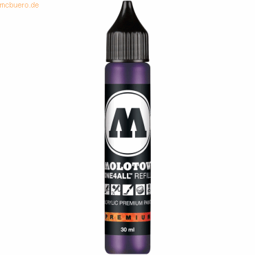 Molotow Nachfülltinte One4All für Permanentmarker 30ml violett dunkel Molotow Nachfülltinte One4All für Permanentmarker 30ml violett dunkel von Molotow