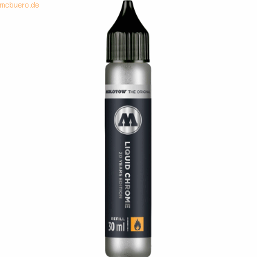 Molotow Nachfülltinte für Pump Marker 30ml ml chrom von Molotow