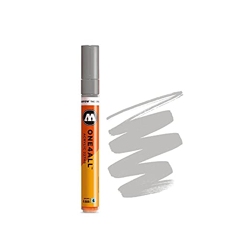 Molotow ONE4ALL Acrylfarben-Marker, 4 mm, grau-blaues Licht, je 1 Stück (227.243) von Molotow