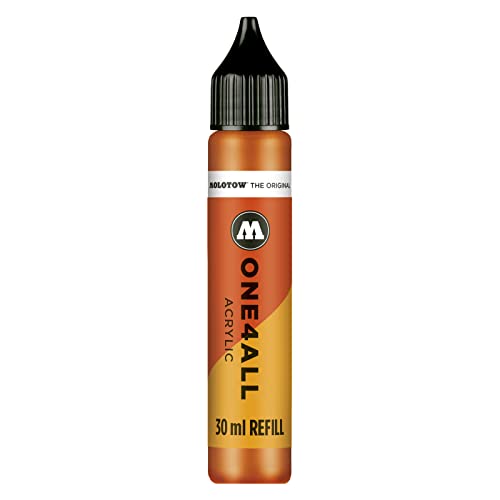 Molotow ONE4ALL Refill Acryl, Farbe 085 dare orange 30 ml, Nachfülltinte für Permanentmarker Molotow ONE4ALL Refill Acryl, Farbe 085 dare orange 30 ml, Nachfülltinte für Permanentmarker von Molotow