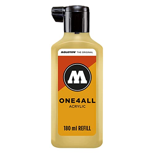 Molotow ONE4ALL Refill Acryl, Farbe 115 vanilla pastell 180 ml, Nachfülltinte für Permanentmarker Molotow ONE4ALL Refill Acryl, Farbe 115 vanilla pastell 180 ml, Nachfülltinte für Permanentmarker von Molotow