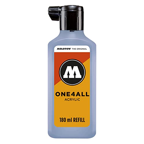 Molotow ONE4ALL Refill Acryl, Farbe 202 keramik hell pastell 180 ml, Nachfülltinte für Permanentmarker Molotow ONE4ALL Refill Acryl, Farbe 202 keramik hell pastell 180 ml, Nachfülltinte für Permanentmarker von Molotow