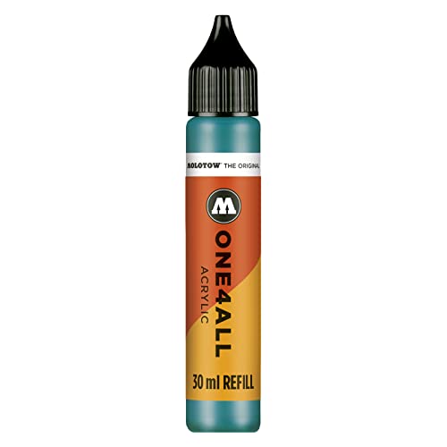 Molotow ONE4ALL Refill Acryl, Farbe 206 lagunenblau 30 ml, Nachfülltinte für Permanentmarker Molotow ONE4ALL Refill Acryl, Farbe 206 lagunenblau 30 ml, Nachfülltinte für Permanentmarker von Molotow