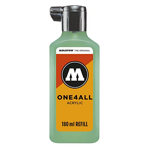 Molotow ONE4ALL Refill Acryl, Farbe 234 calypso mittel 180 ml, Nachfülltinte für Permanentmarker von Molotow