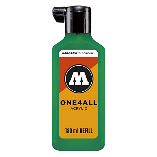 Molotow ONE4ALL Refill Acryl, Farbe 235 türkis 180 ml, Nachfülltinte für Permanentmarker von Molotow