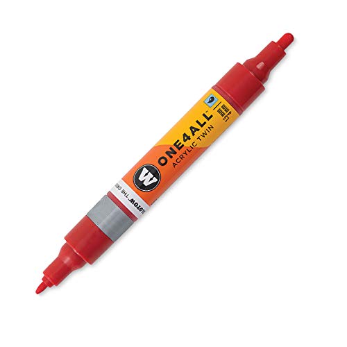 Molotow One4All Acryl Twin Marker 013 – Swet 100 Traffic Red Molotow One4All Acryl Twin Marker 013 – Swet 100 Traffic Red von Molotow