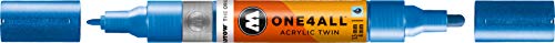 Molotow One4All Acrylic Twin Marker 224 – Metallic Blue von Molotow