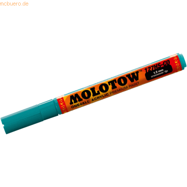 Molotow Permanentmarker One4All 127 HS-CO nachfüllbar 1,5mm lagunenbla Molotow Permanentmarker One4All 127 HS-CO nachfüllbar 1,5mm lagunenbla von Molotow