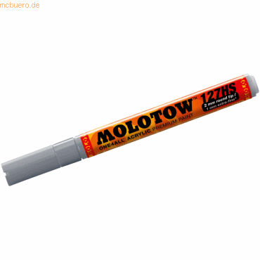 Molotow Permanentmarker One4All 127 HS nachfüllbar 2mm cool grey paste von Molotow