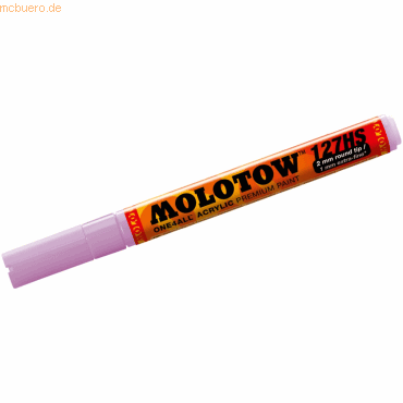 Molotow Permanentmarker One4All 127 HS nachfüllbar 2mm flieder pastell von Molotow