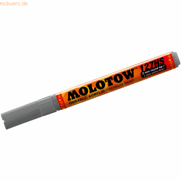 Molotow Permanentmarker One4All 127 HS nachfüllbar 2mm graublau dunkel von Molotow