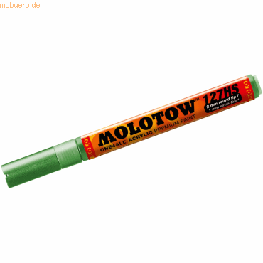 Molotow Permanentmarker One4All 127 HS nachfüllbar 2mm metallic hellgr von Molotow