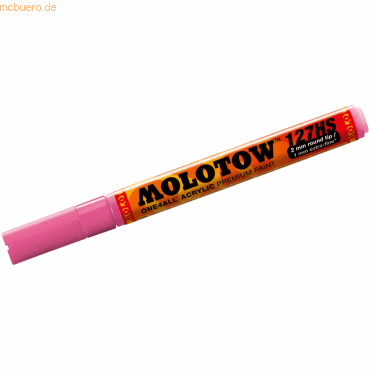 Molotow Permanentmarker One4All 127 HS nachfüllbar 2mm neonpink von Molotow