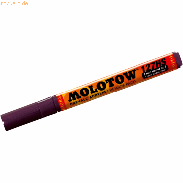 Molotow Permanentmarker One4All 127 HS nachfüllbar 2mm purpurviolett von Molotow