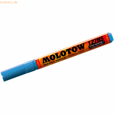 Molotow Permanentmarker One4All 127 HS nachfüllbar 2mm schockblau von Molotow