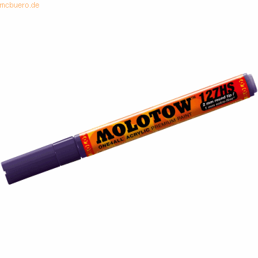 Molotow Permanentmarker One4All 127 HS nachfüllbar 2mm violett dunkel von Molotow