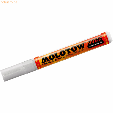 Molotow Permanentmarker One4All 227 HS nachfüllbar 4mm graublau hell von Molotow