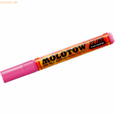 Molotow Permanentmarker One4All 227 HS nachfüllbar 4mm neonpink von Molotow