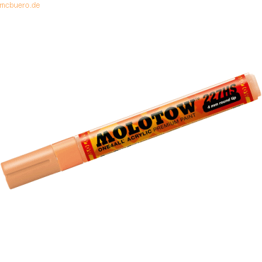 Molotow Permanentmarker One4All 227 HS nachfüllbar 4mm pfirsich pastel von Molotow