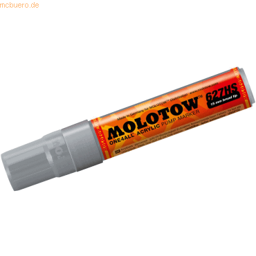 Molotow Permanentmarker One4All 627 HS nachfüllbar 15mm cool grey past von Molotow