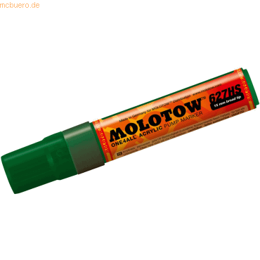 Molotow Permanentmarker One4All 627 HS nachfüllbar 15mm mister green von Molotow