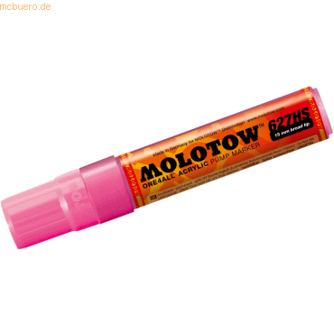 Molotow Permanentmarker One4All 627 HS nachfüllbar 15mm neonpink von Molotow