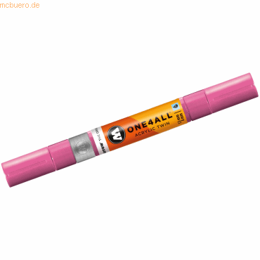 Molotow Permanentmarker One4All Acrylic Twin nachfüllbar 1,5 und 4mm f Molotow Permanentmarker One4All Acrylic Twin nachfüllbar 1,5 und 4mm f von Molotow