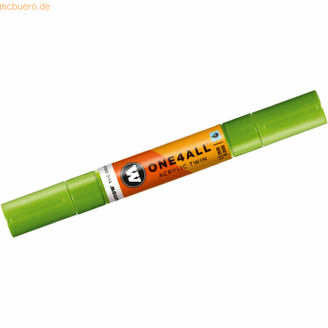 Molotow Permanentmarker One4All Acrylic Twin nachfüllbar 1,5 und 4mm g Molotow Permanentmarker One4All Acrylic Twin nachfüllbar 1,5 und 4mm g von Molotow