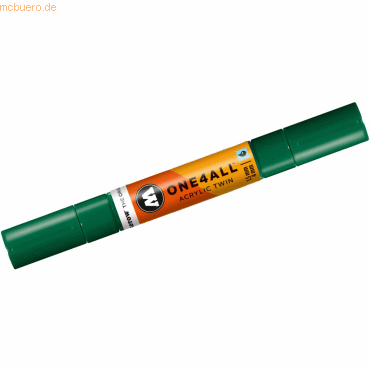 Molotow Permanentmarker One4All Acrylic Twin nachfüllbar 1,5 und 4mm m von Molotow