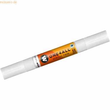 Molotow Permanentmarker One4All Acrylic Twin nachfüllbar 1,5 und 4mm s von Molotow