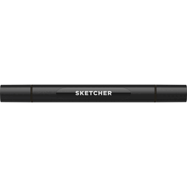 Molotow Twinmarker Sketcher brush+chisel BL600 schwarz Molotow Twinmarker Sketcher brush+chisel BL600 schwarz von Molotow