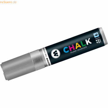 Molotow Windowmarker Chalk nachfüllbar 4-8mm metallic silber Molotow Windowmarker Chalk nachfüllbar 4-8mm metallic silber von Molotow